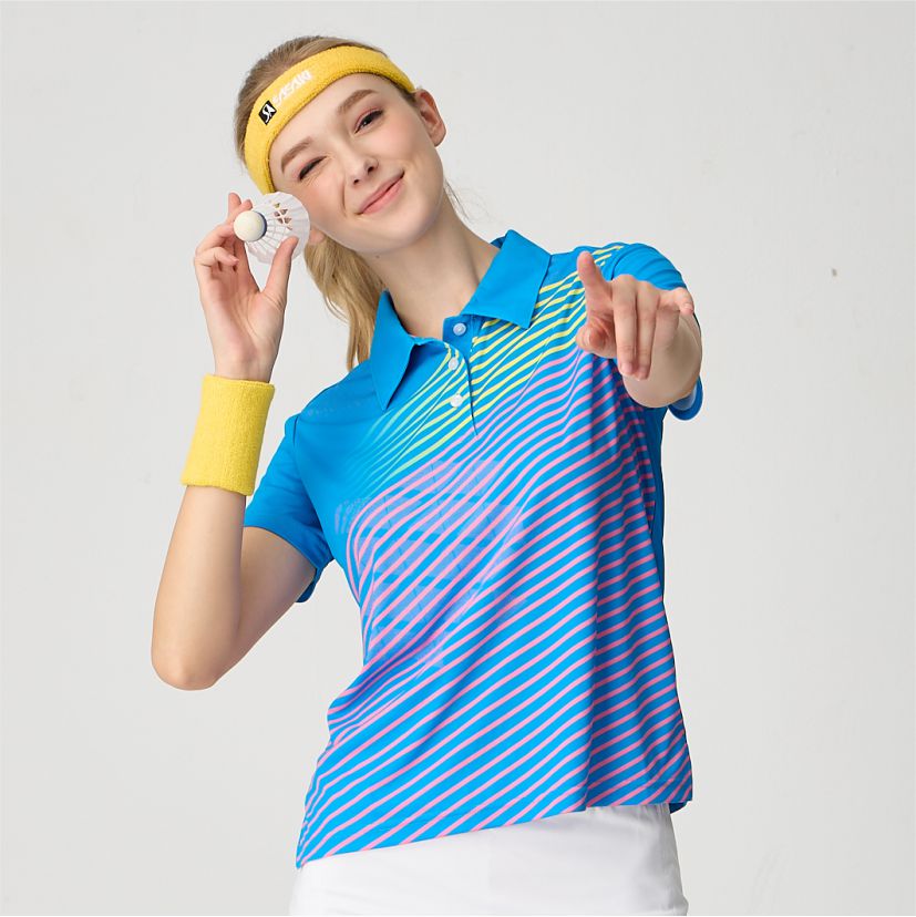 高彈力抗紫外線涼感速乾網球短衫