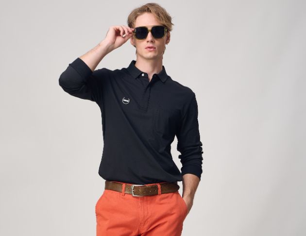 涼感抗紫外線棉POLO長衫626119