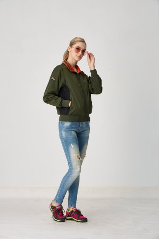 (雙面穿)防風防潑水飛行夾克614100